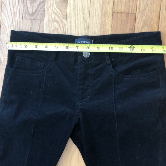 Bebe black corduroy pants, 8 - Picture 7 of 7